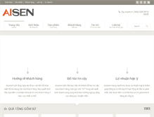 Tablet Screenshot of aisenvn.com